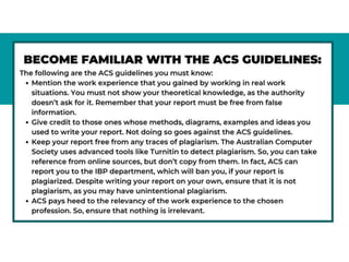 4 Step Process To Write An RPL Report For ACS Skill Assessment