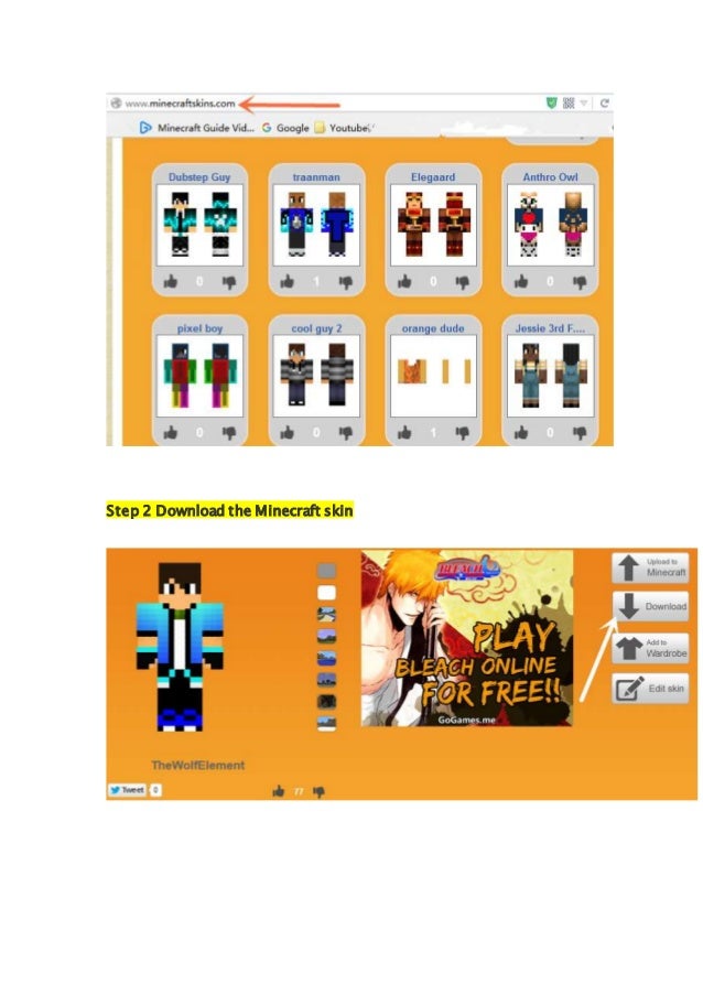 4 steps how to change minecraft skin in official 1.8
