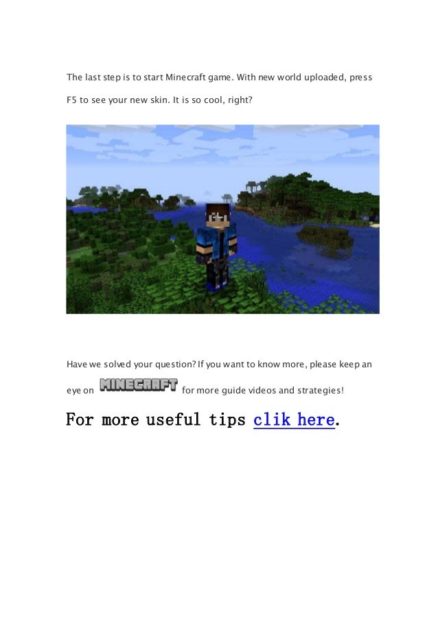 4 steps how to change minecraft skin in official 1.8