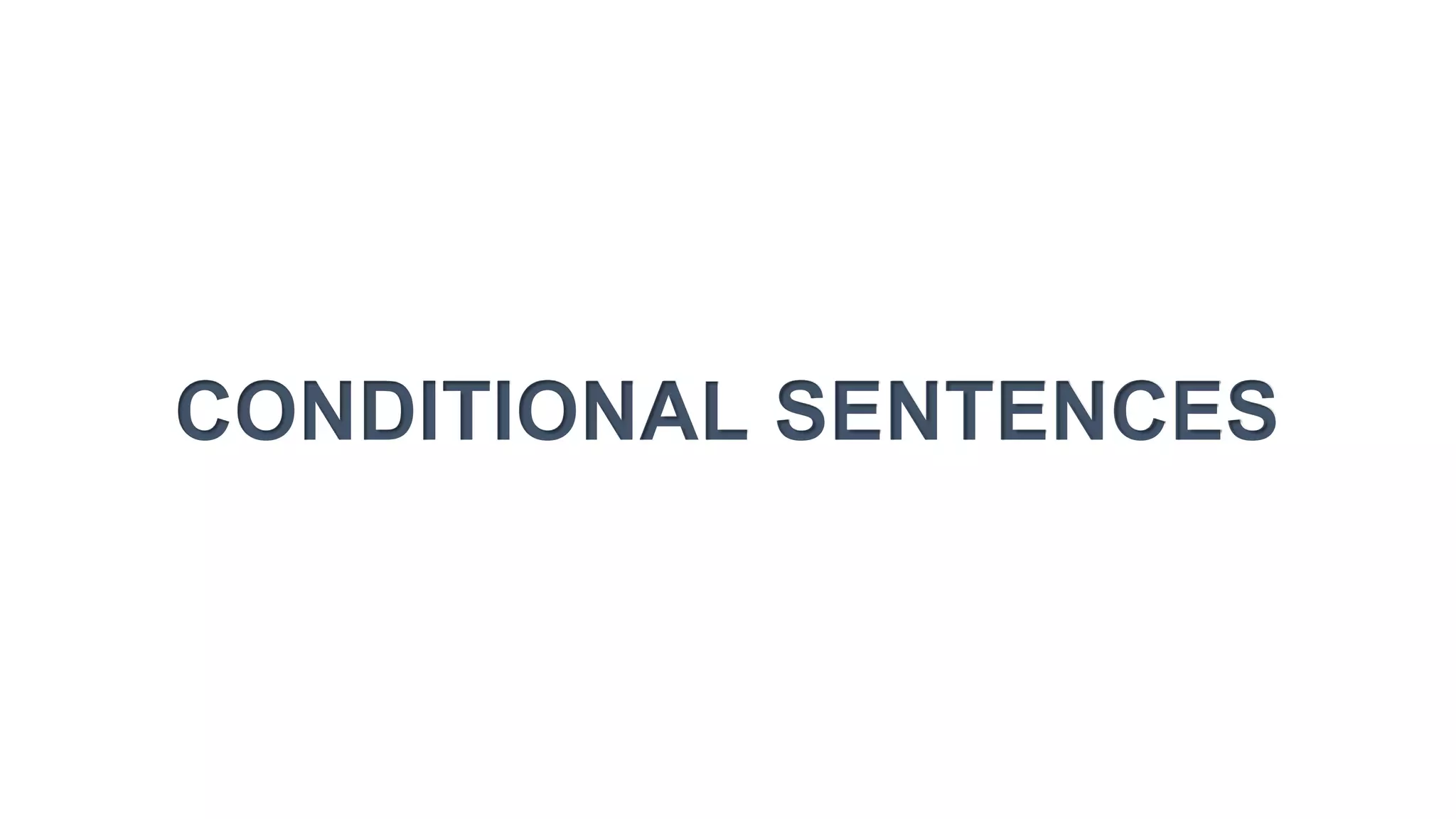 Conditional Sentences and its Types | PPTX | Programming Languages ...
