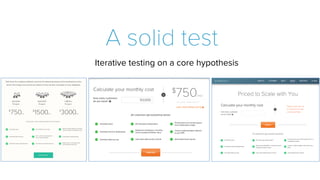 A/B Testing: Deﬁned
Cohort analysis + website changes
+ biz process changes
A more complicated test
A
B
 