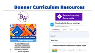 Bonner Curriculum Resources
 