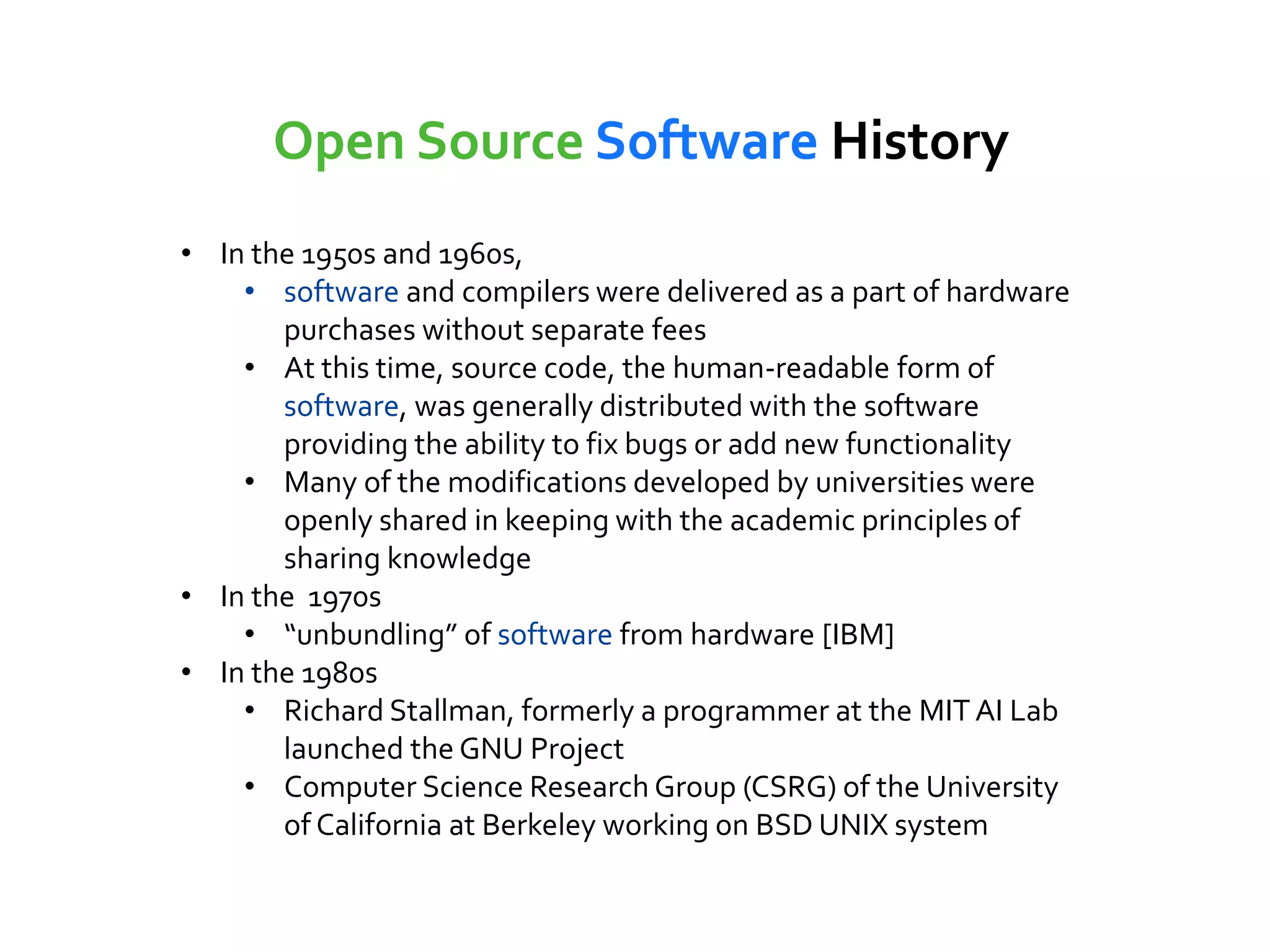 Open Source Software | PPT
