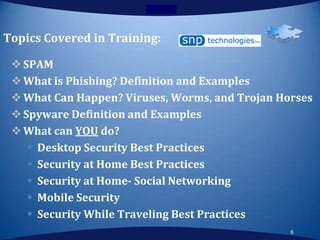 Security Awareness Training Summary | PPSX