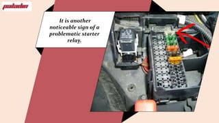 4 Symptoms of a Bad Starter Relay in your Mercedes Benz PPTX