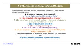 autoconocimiento desde el punto de vista de desarrollo personal | PPTX