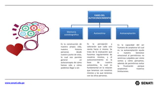 autoconocimiento desde el punto de vista de desarrollo personal | PPTX