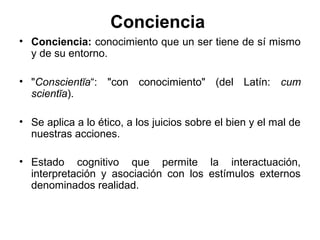 4 ta clase estado de conciencia | PPT