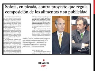 8 
DE ABRIL 
2011 
 