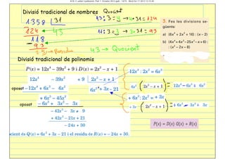 4t B i C unitat 3 polinomis. Part 1. Octubre 2012.gwb - 14/15 - Wed Oct 17 2012 12:15:40
 