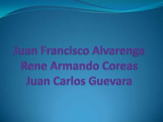 Juan Francisco AlvarengaRene Armando CoreasJuan Carlos Guevara 
