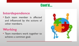 TEAM BUILDING and CONFLICT for organizational management | PPTX