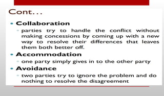 TEAM BUILDING and CONFLICT for organizational management | PPTX