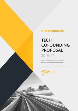 Tech CoFounder Proposal