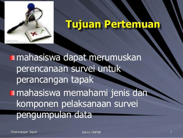 Teknik Survei Perancangan Tapak Unpab
