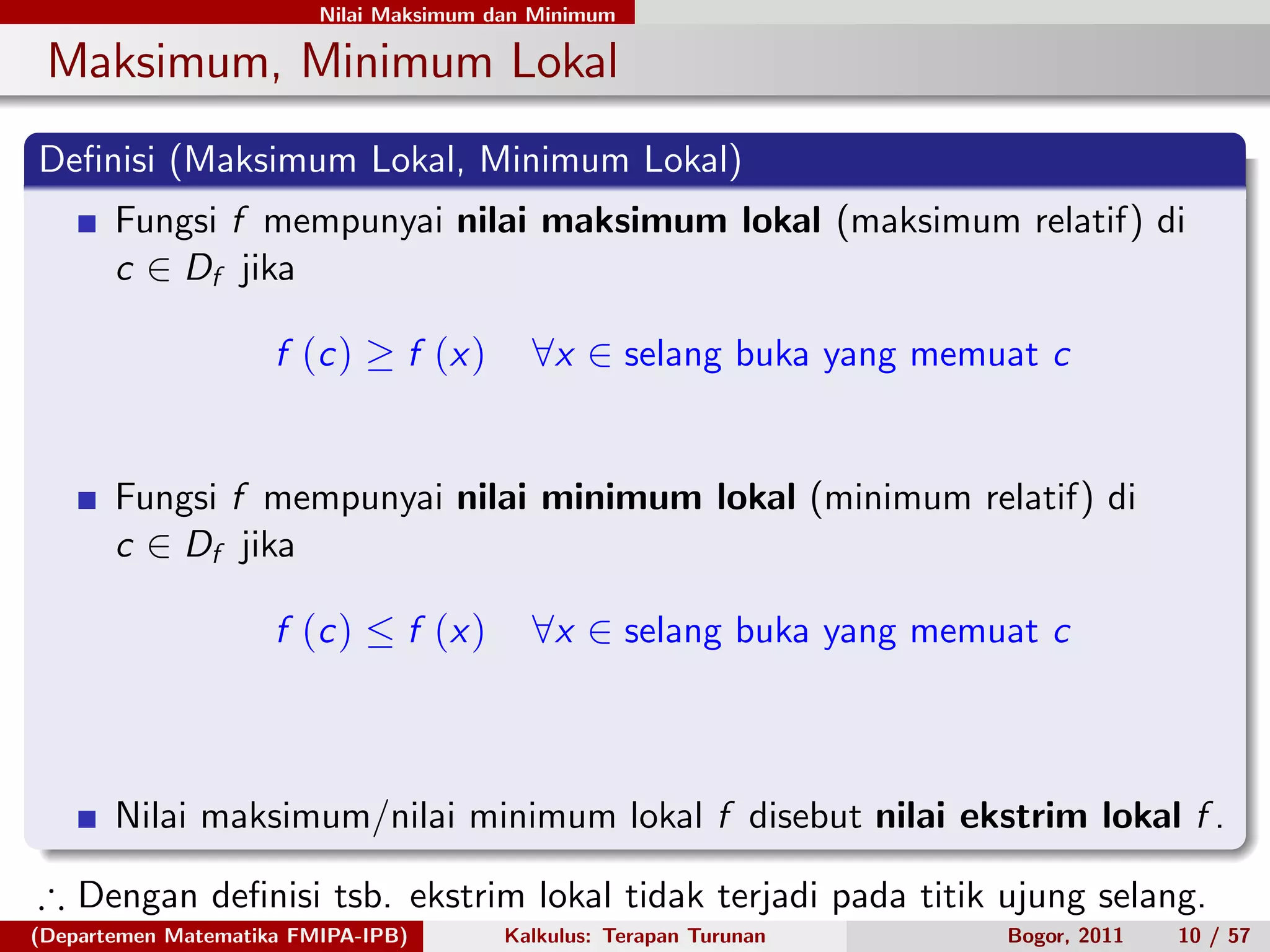 terapan turunan | PPT