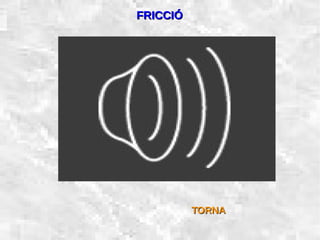31/01/15 31
FRICCIÓFRICCIÓ
TORNATORNA
 