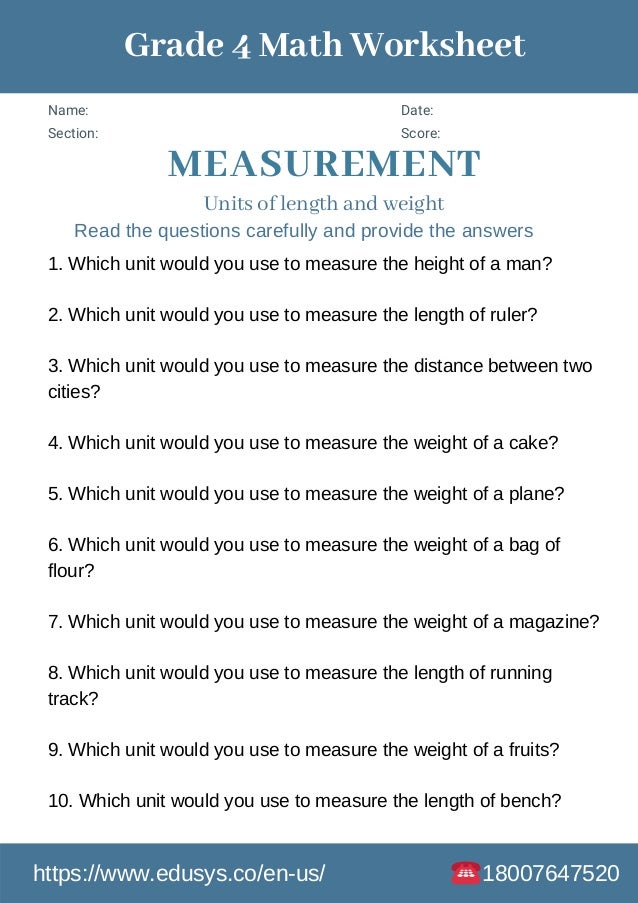 4th Grade Math Worksheet Pdf Free 4th Grade Math Worksheet Pdf Free