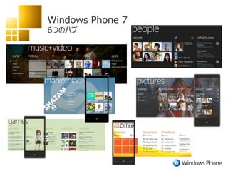 Windows Phone 7
6つのハブ
 