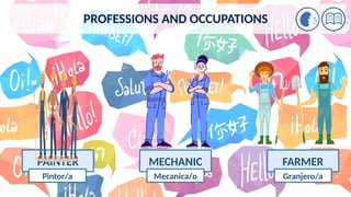 Professions and Occupations, class for english students | PPTX