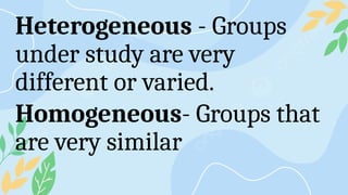 Homogeneous Groups 4th-Quarter-English-10 powerpoint presentation | PPTX