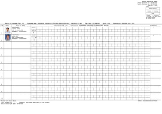RESULT TABULATION SHEET
Result Prepared on: 26/08/2021
Result Declared on: 26/08/2021
Page No.: 0020
LEGEND
PAPERID(CREDIT...
