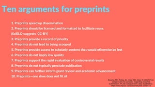 Thaiane Moreira de Oliveira - The preprint state: an overview about preprint ecosystem