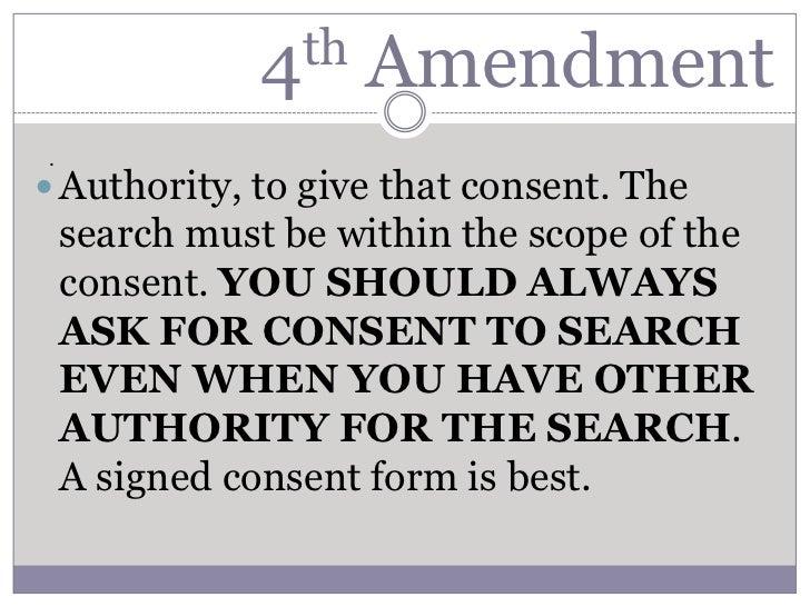 4th amendment