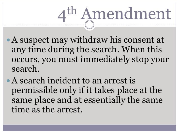 4th amendment