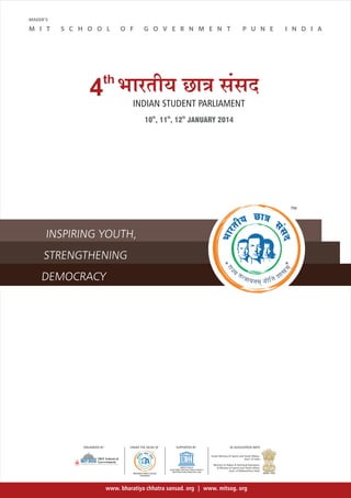 4th bharatiya chhatra sansad (2014) Brochure