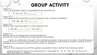 GROUP ACTIVITY
 