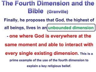 4th dimension in Quran
