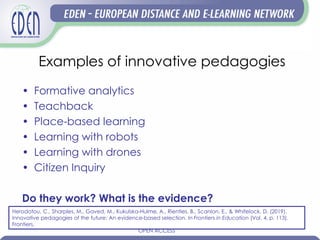 Evidence-based pedagogies for the future, #OEW2020