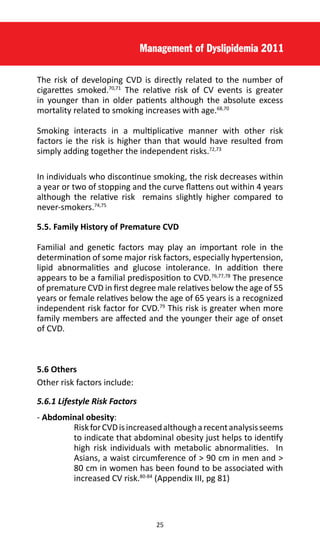 H Slightly More Development Risk 4th edition of clinical practice guidelines management of dyslilidemia ...