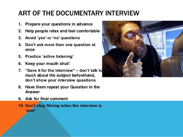4 The Interview Workflow