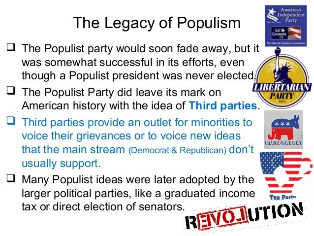 Populism vs progressivism