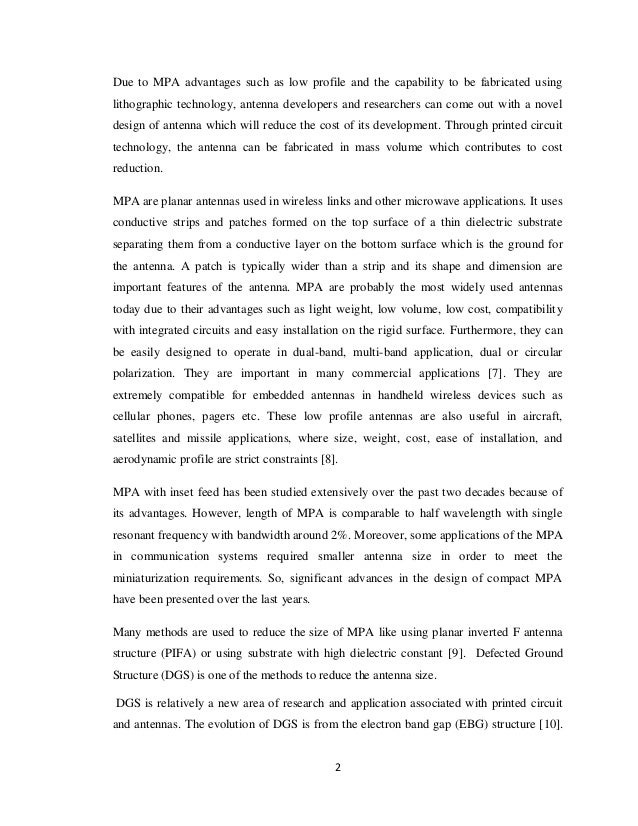 Thin Substrate Patch Antenna Gain