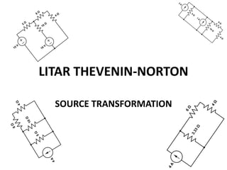 LITAR THEVENIN-NORTON 
SOURCE TRANSFORMATION  