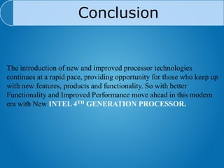 Computer System Specification - 4th Generation | PPTX | Consumer ...