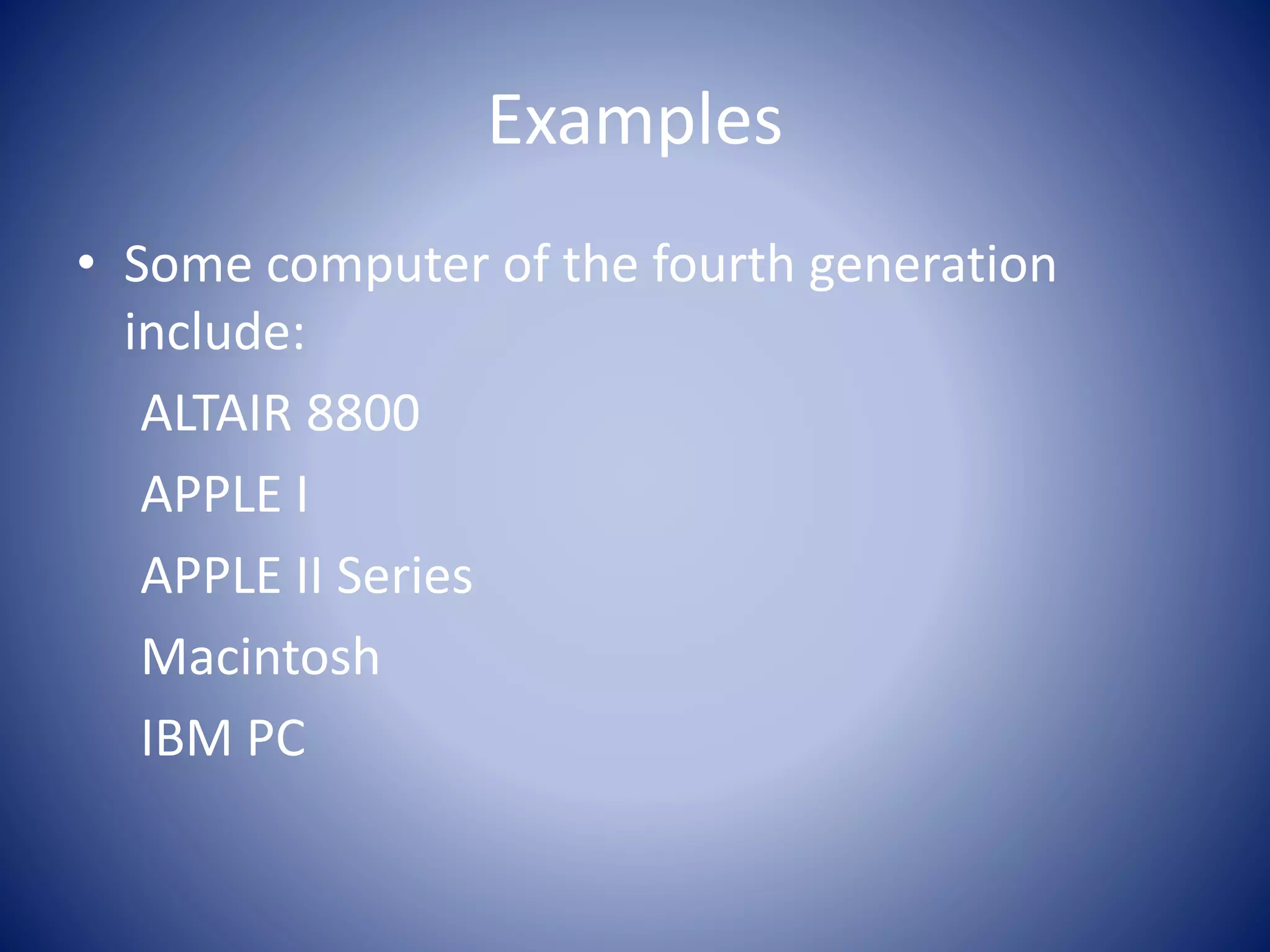4th generation of computer | PDF | Computing | Technology & Computing