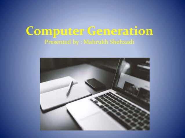 4th generation of computer | PPT