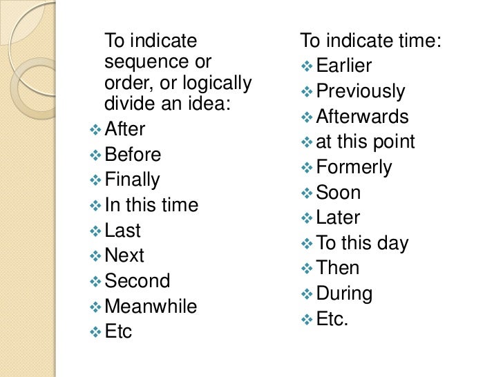 4th group ( transitional signal )