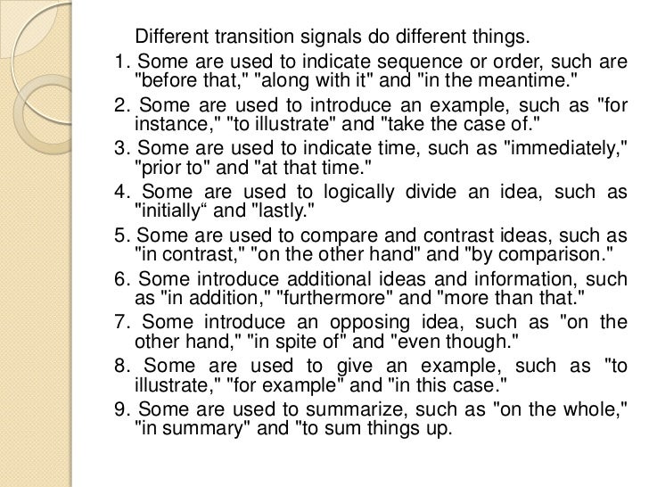 4th group ( transitional signal )