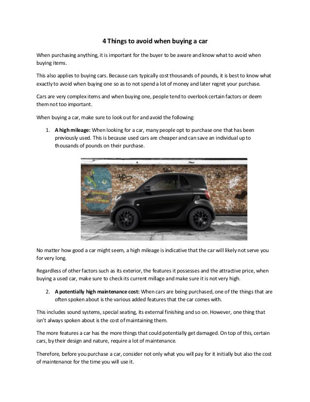 buying a high mileage used car