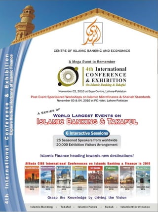 4th international conference & exhibition on islamic banking and takaful