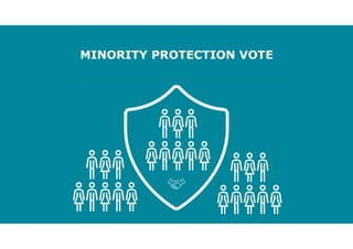 MINORITY PROTECTION VOTE
 