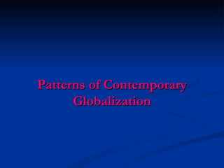 Theories of IR-4-globalization | PPT