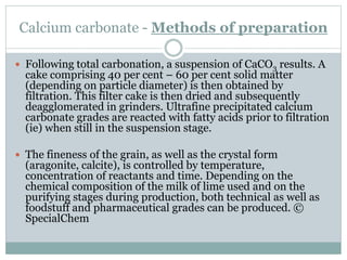 Limestone: Calcium Carbonate (CaCO3) - Uses, Preparation, Properties,  Formula & Structure of Calcium Carbonate