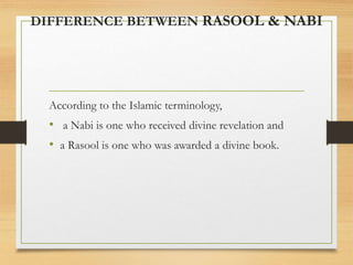 Nabel Rasool 4th lecture BELIEF IN PROPHETHOOD (RISALAT).pptx
