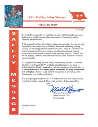 4th of july holiday safety message (signed)
